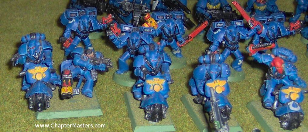 Rouge Trader Bike Squad, Ultramarine bike squad, Mk1 bike squad, Attack bike, Rouge trader attack bike, MK1 attack bike